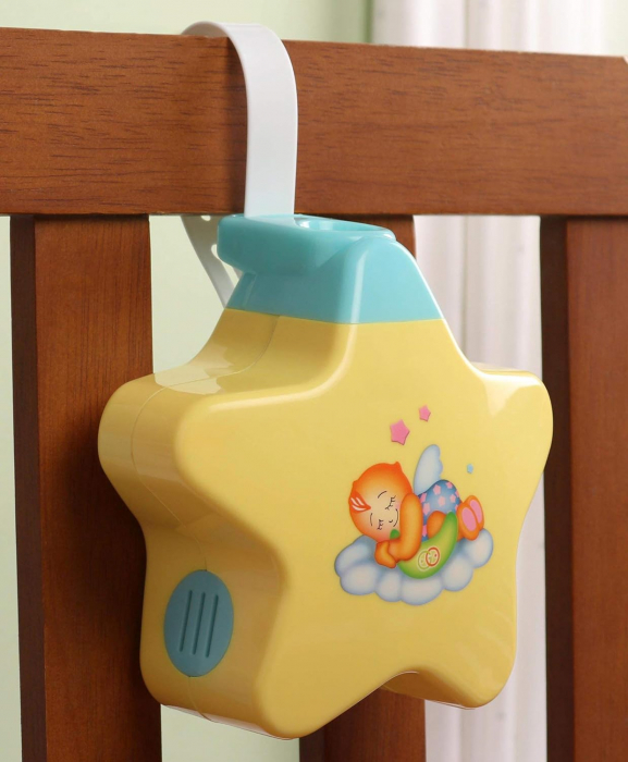 Lampa de Veghe cu Proiector si Muzica in Forma de Steluta [5]