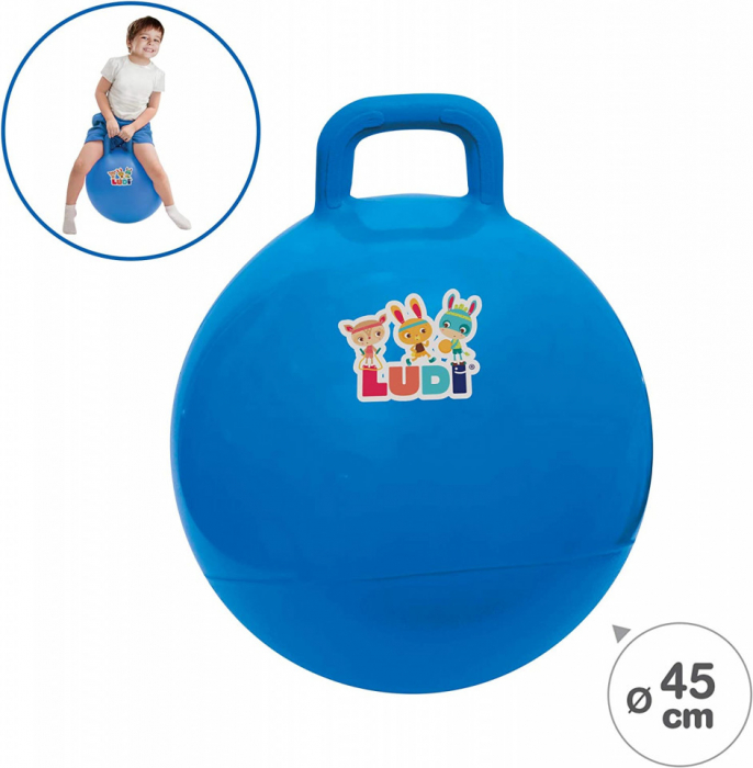 LUDI Minge saltareata Bleu 45 cm [4]