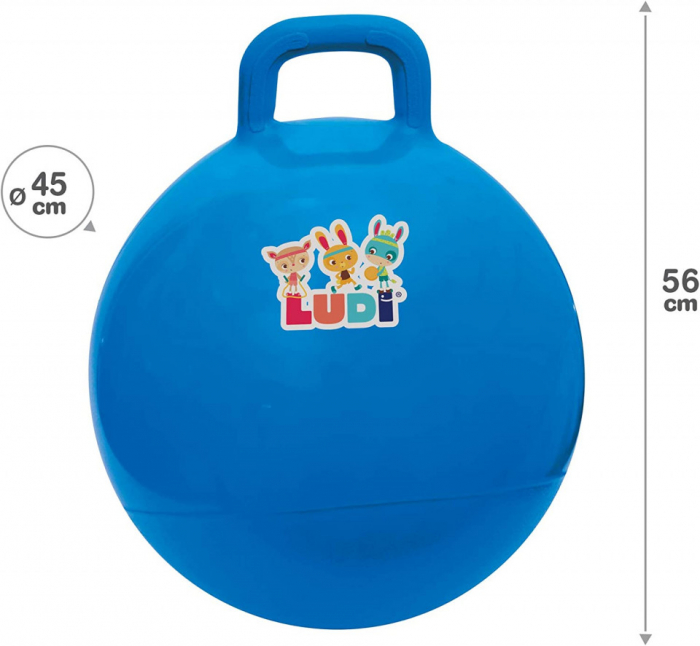 LUDI Minge saltareata Bleu 45 cm [3]
