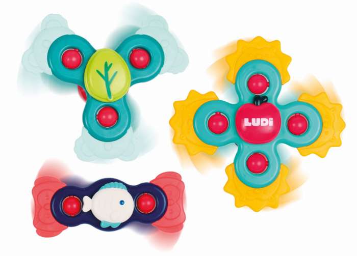 LUDI Set 3 Baby Spinners [1]