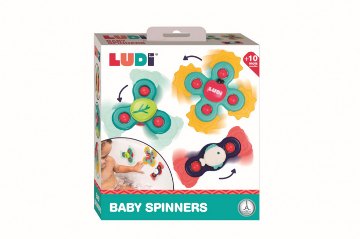 LUDI Set 3 Baby Spinners [7]