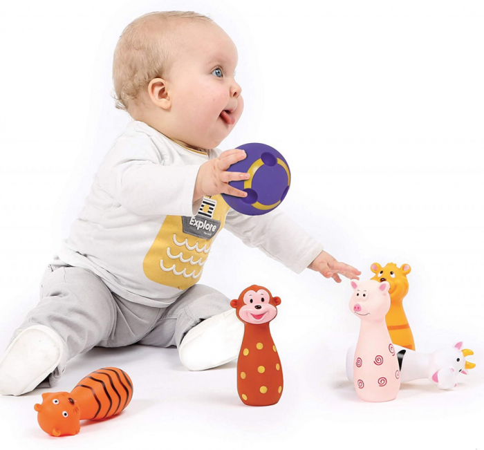 Ludi set de popice Soft cu animalute [5]