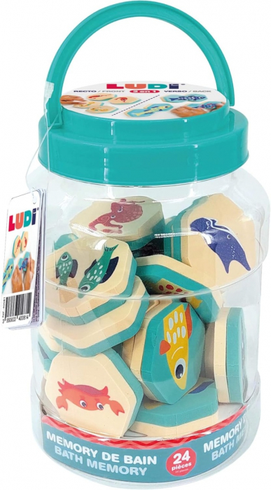 LUDI Set jucarii baie pentru stimularea memoriei [5]