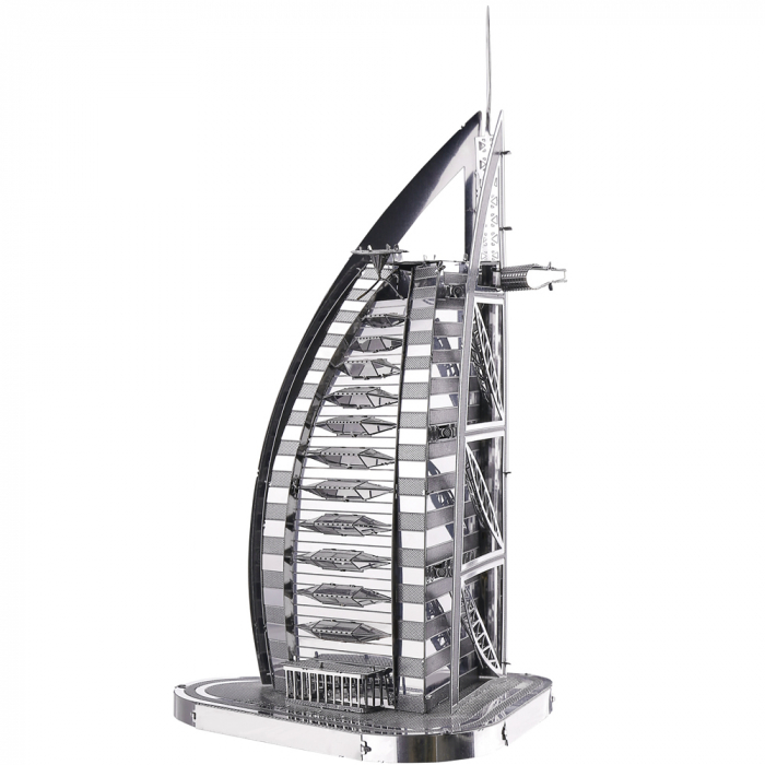 Macheta 3D Burj Al Arab din metal, 12 cm [2]