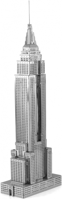 Macheta 3D Empire State Building din metal, 10 cm [4]