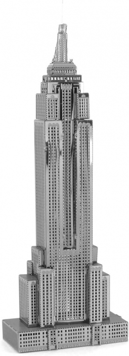 Macheta 3D Empire State Building din metal, 10 cm [3]