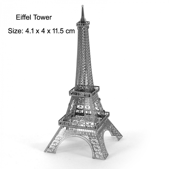 Macheta 3D Turnul Eiffel din metal, 11.5 cm [4]