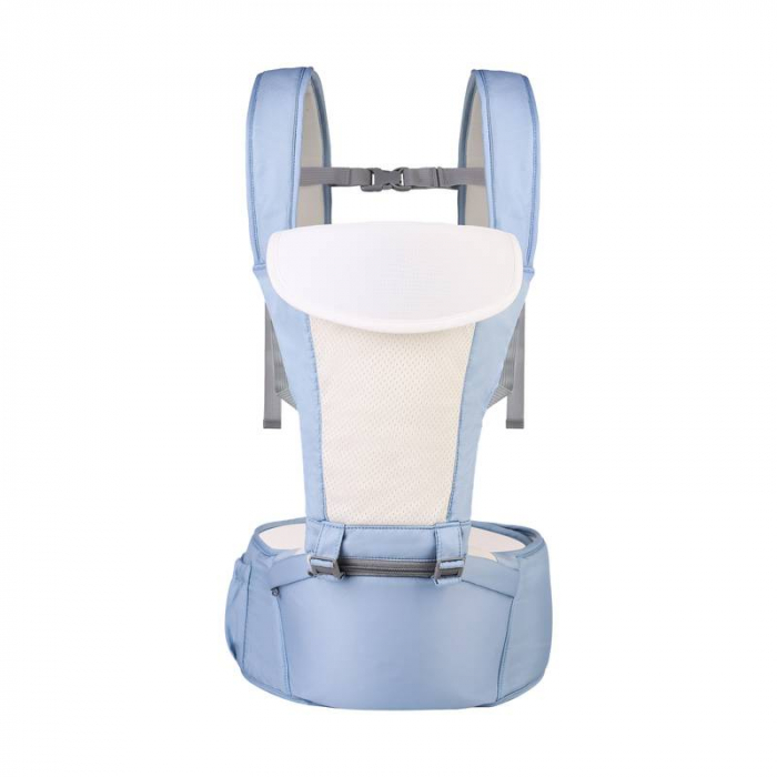 Marsupiu ergonomic multifunctional cu scaunel de sustinere, albastru [2]