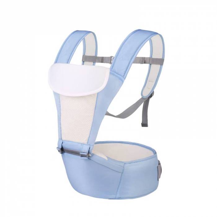 Marsupiu ergonomic multifunctional cu scaunel de sustinere, albastru [3]