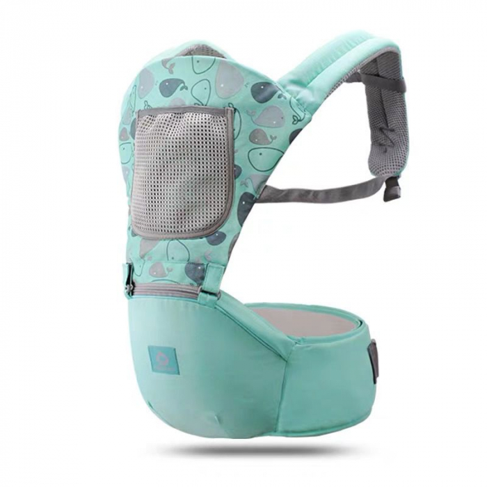 Marsupiu ergonomic pentru bebelusi - verde [4]