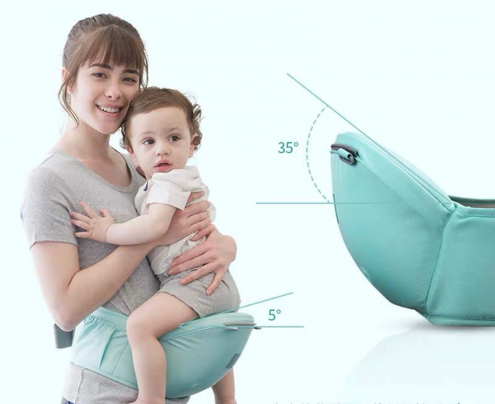 Marsupiu ergonomic pentru bebelusi - verde [3]