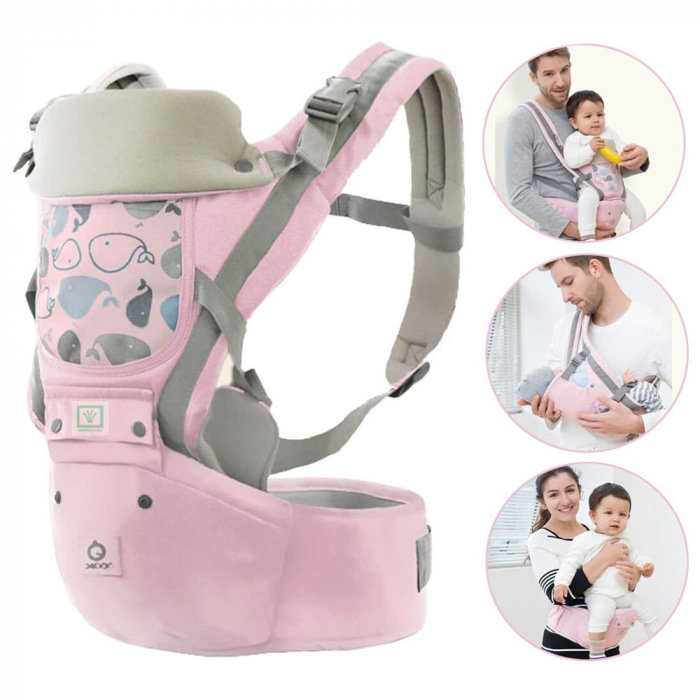 Marsupiu inteligent pentru bebelusi - multifunctional, 0 - 36 luni [3]