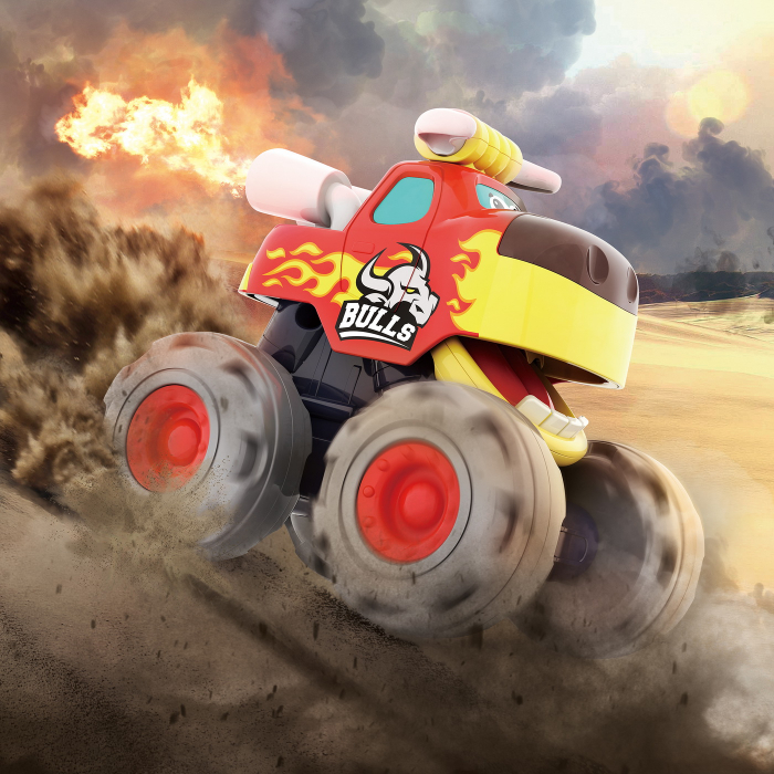 Masinuta Bebe Monster Truck Taurasul Cel Furios [7]