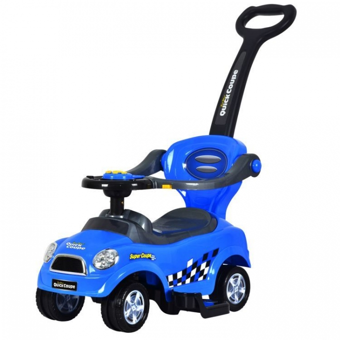 Masinuta de impins Ecotoys 321 Mini Cooper - Albastru [1]