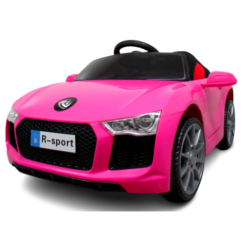 Masinuta electrica cu telecomanda, copii 1-4 ani, scaun din piele, Cabrio B4 628 R-Sport - Roz [1]