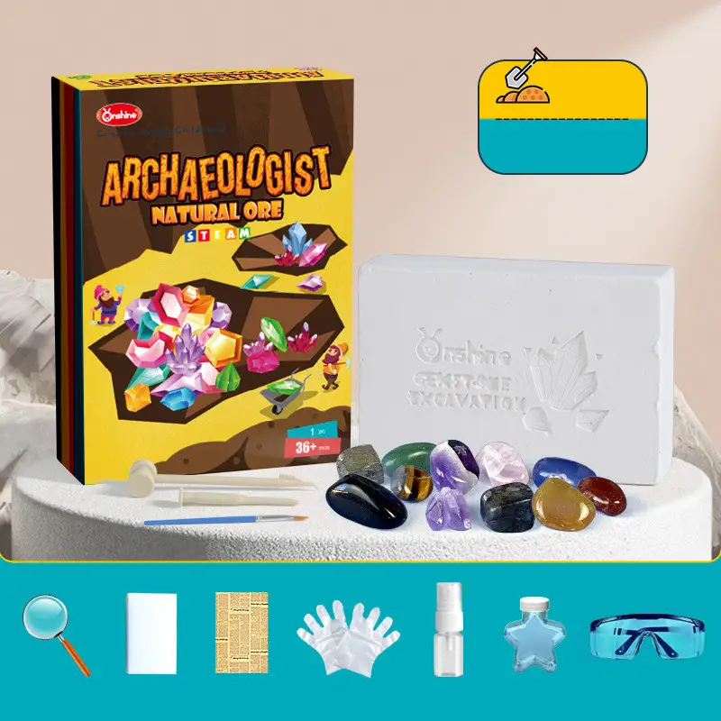 Micul arheolog - Set Arheologie Descoperă Pietre Prețioase [1]