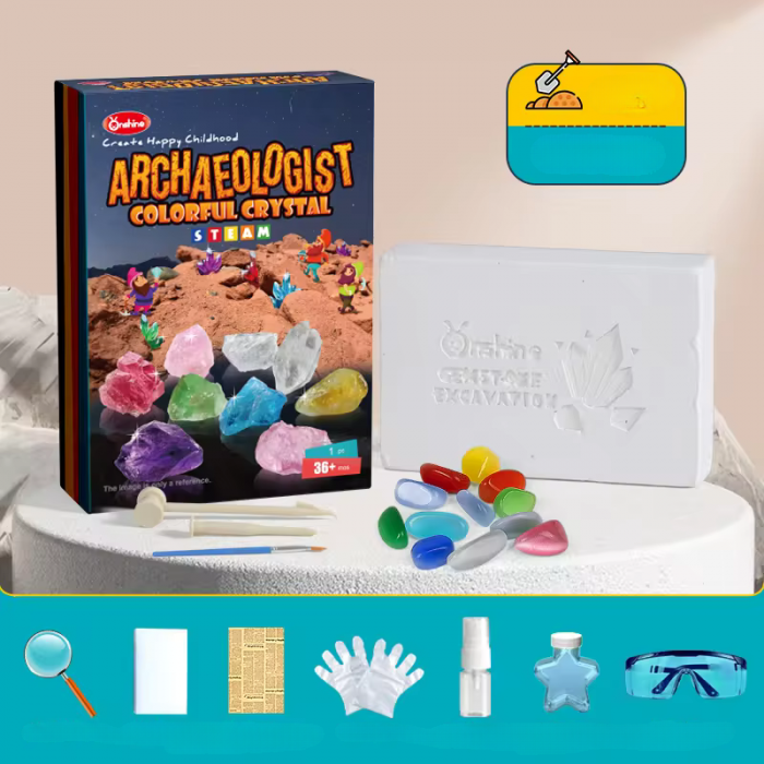 Micul arheolog - Set Arheologie Descoperă Pietre Prețioase [1]