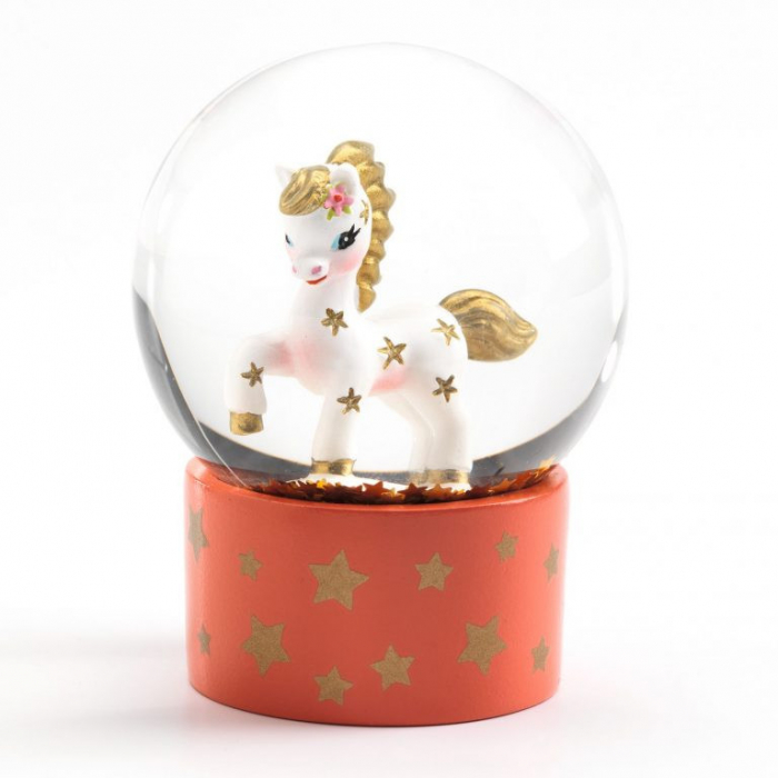 Mini glob cu zapada So cute, Djeco Unicorn [2]