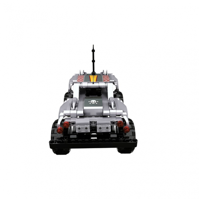 Monster truck argintiu tip lego tehnic de constructie (232 piese) [5]