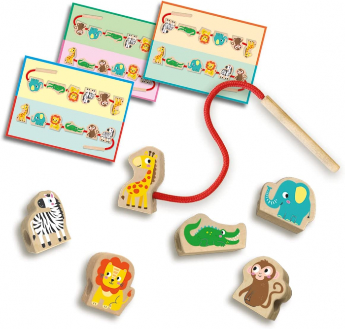 My first - Set de insirat animale din lemn [2]