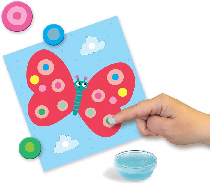 My first - Set pictura cu degete, colorare si lipirea formelor 3 in 1 [4]