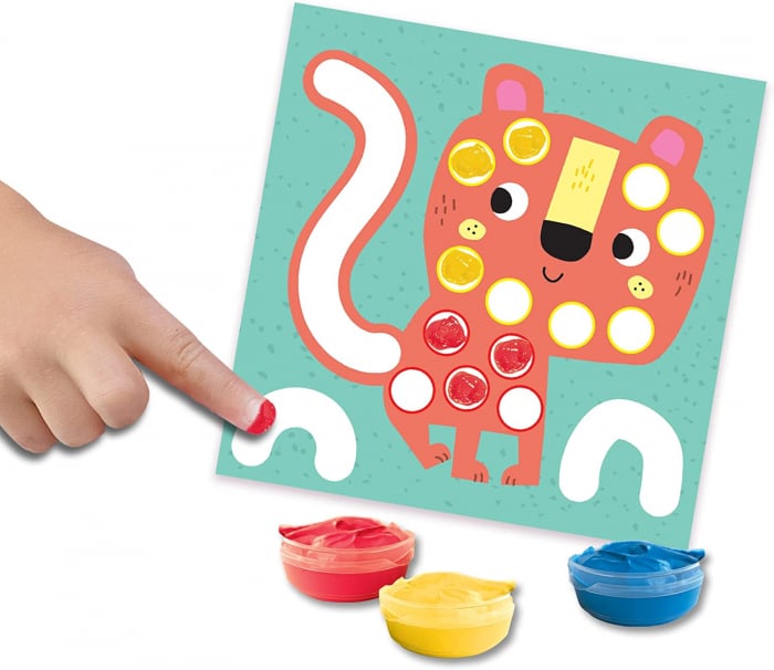 My first - Set pictura cu degete, colorare si lipirea formelor 3 in 1 [5]
