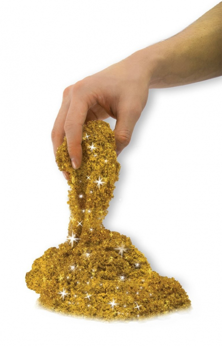 Nisip Kinetic Metale Si Minerale Stralucitoare Auriu [3]