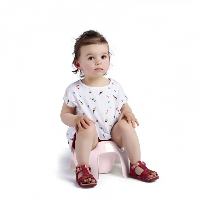 Olita anatomica cu spatar Thermobaby Powder pink [3]