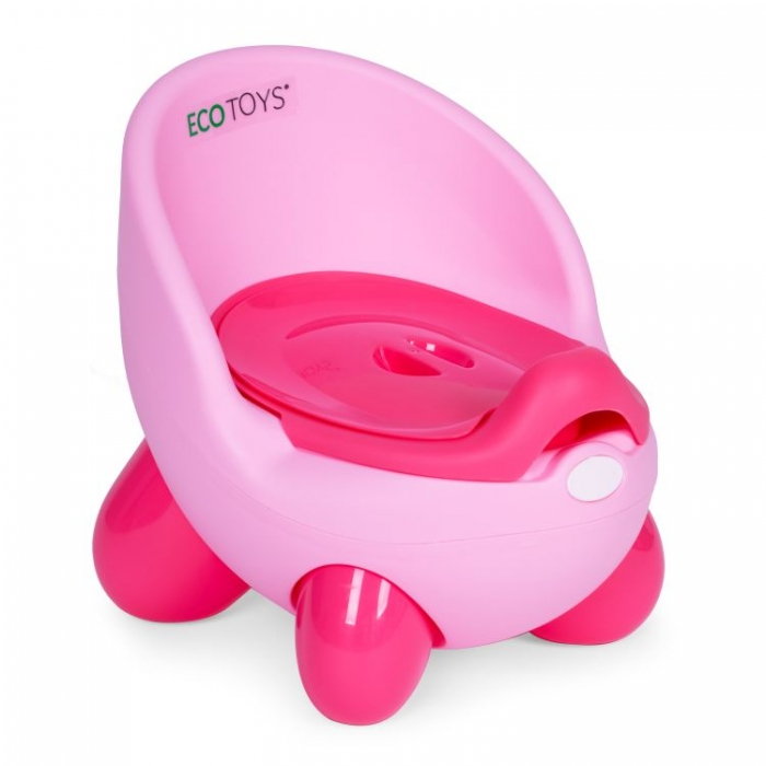 Olita pentru copii, insertie detasabila, picioare antiderapante Ecotoys PP112 - Roz [1]