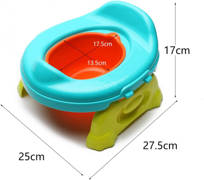 Olita Portabila 2 in 1 pentru calatorii Travel Potty [5]