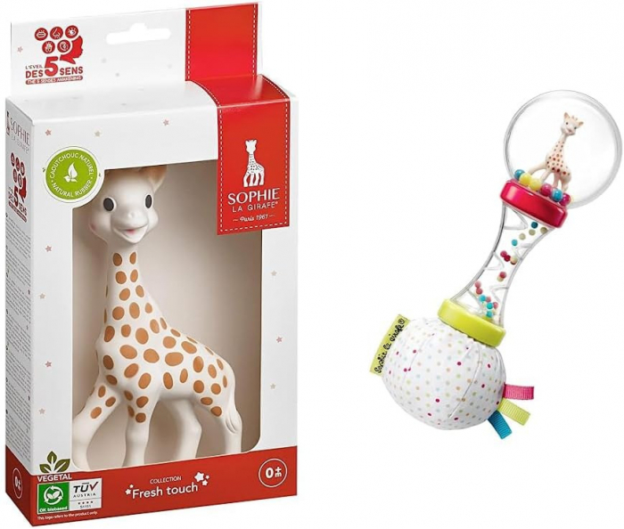 Pachet Girafa Sophie si zornaitoare Maracas [1]