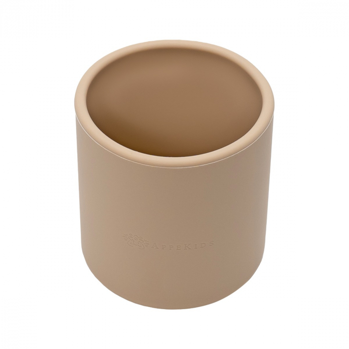 Pahar din silicon, AppeKids - Bubble Beige [3]