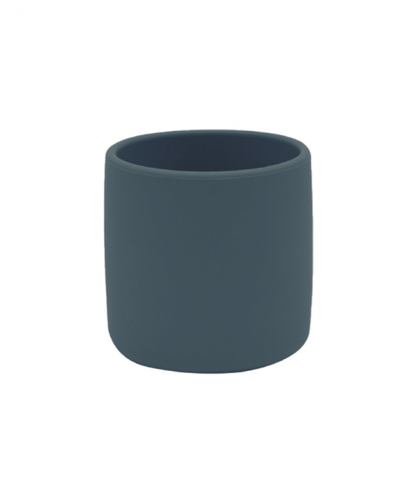 Pahar Minikoioi, 100% Premium Silicone, Mini Cup – Deep Blue [1]