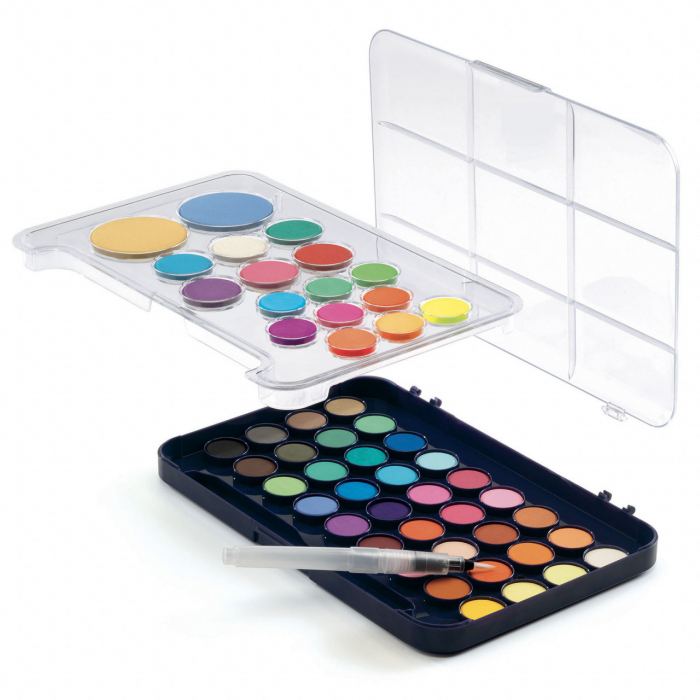 Paleta artistului, 50 de culori guase, Djeco [1]