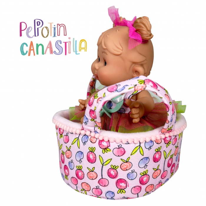 Papusa Nines D'Onil, Colectia Pepotin Canastilla, cu miros de vanilie, 21 cm [4]
