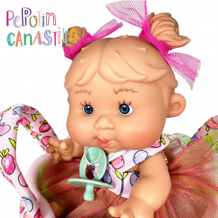 Papusa Nines D'Onil, Colectia Pepotin Canastilla, cu miros de vanilie, 21 cm [3]