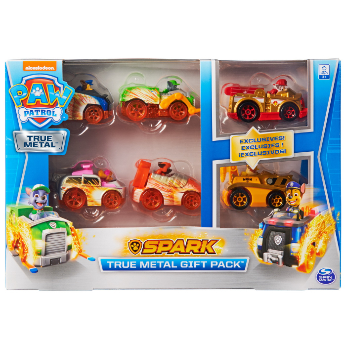 Patrula Catelusilor Set 6 Masinute Metalice Spark Edition [5]