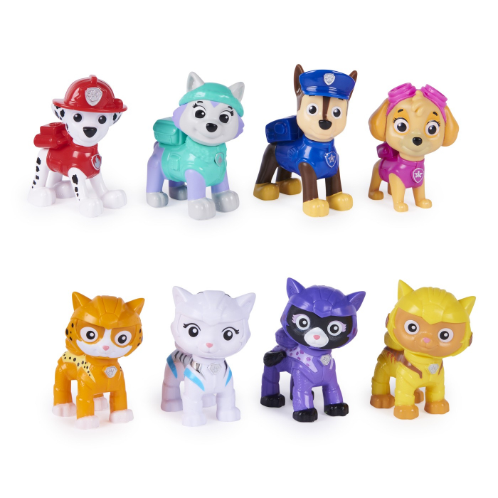 Patrula Catelusilor Set 8 Figurine Catelusi Si Pisicute [2]