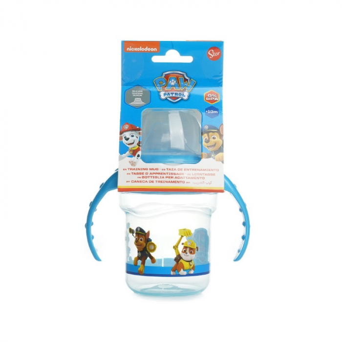 PAW PATROL CANA CU CAPAC SI MANERE 250 ML - CIOC DIN SILICON [5]