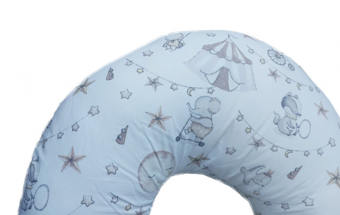 Perna pentru alaptare, 100% Bumbac, 60X60 cm, Appekids - Circus [2]