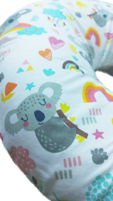 Perna pentru alaptare, 100% Bumbac, 60X60 cm, Appekids - Koala [3]