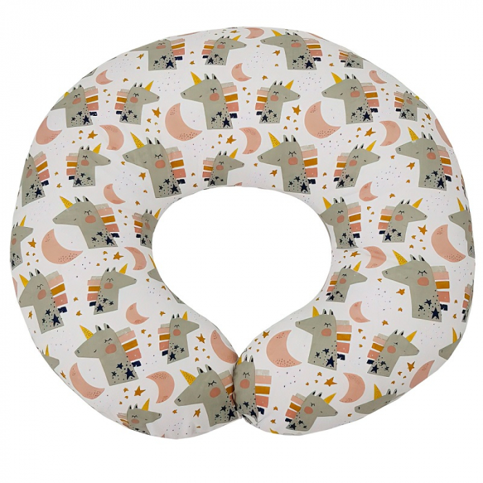 Perna pentru alaptare, 100% Bumbac, 60X60 cm, Appekids - Pink [1]