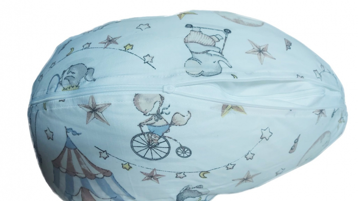 Perna pentru gravida, Fibre din silicon, 180 cm, Appekids - Circus [4]