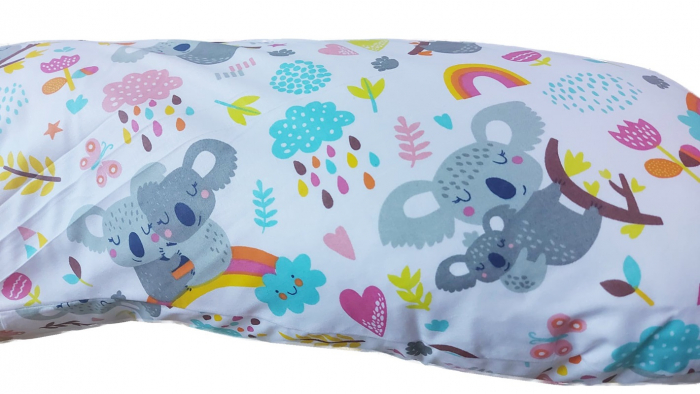 Perna pentru gravida, Fibre din silicon, 180 cm, Appekids - Koala [4]