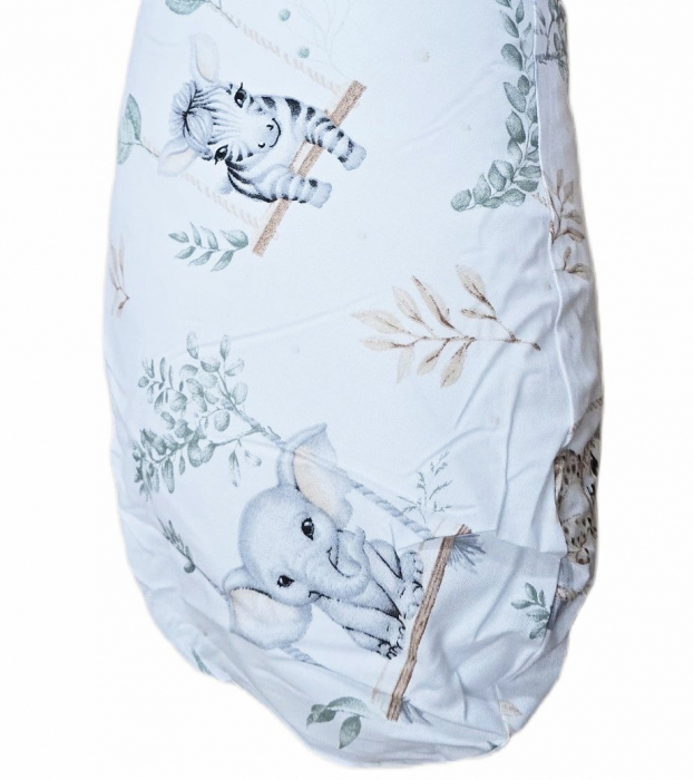 Perna pentru gravida, Fibre din silicon, 180 cm, Appekids - Safari [3]