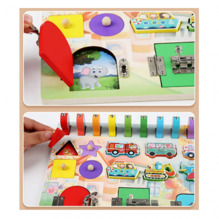 Placa activitati Montessori multifunctionala [4]