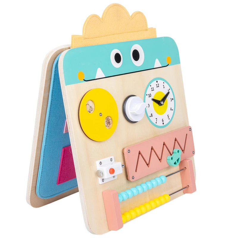 Placa Busy Board Montessori pliabila si reversibila 17 in1 [1]