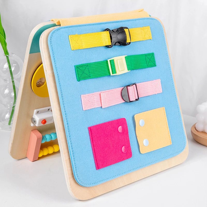 Placa Busy Board Montessori pliabila si reversibila 17 in1 [3]
