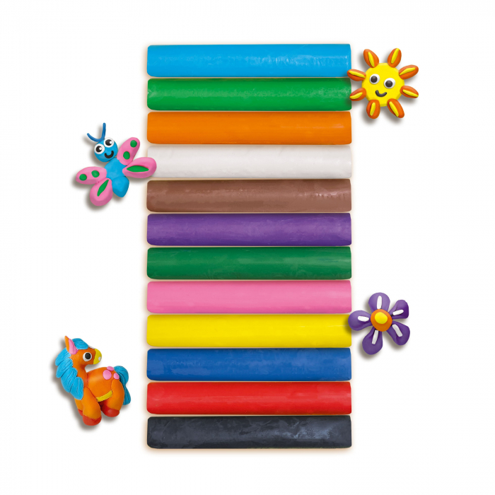 Plastilina colorata pentru copii (12x180 gr.) [2]