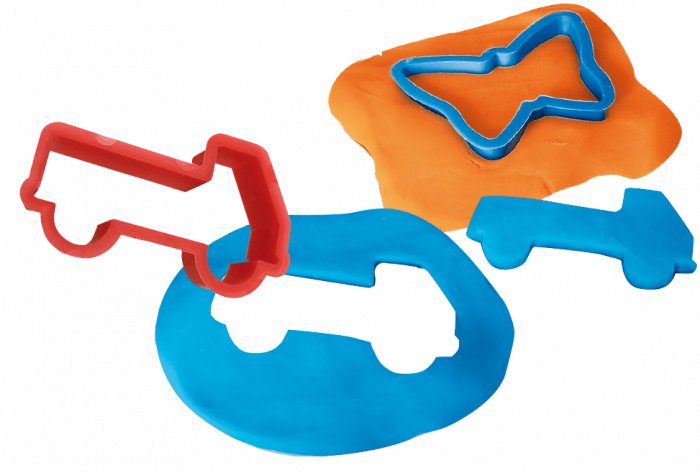 Plastilina si forme de taiat 8 x 90 gr [4]